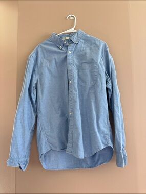 J. Crew Light Blue Button-Down Oxford Shirt
